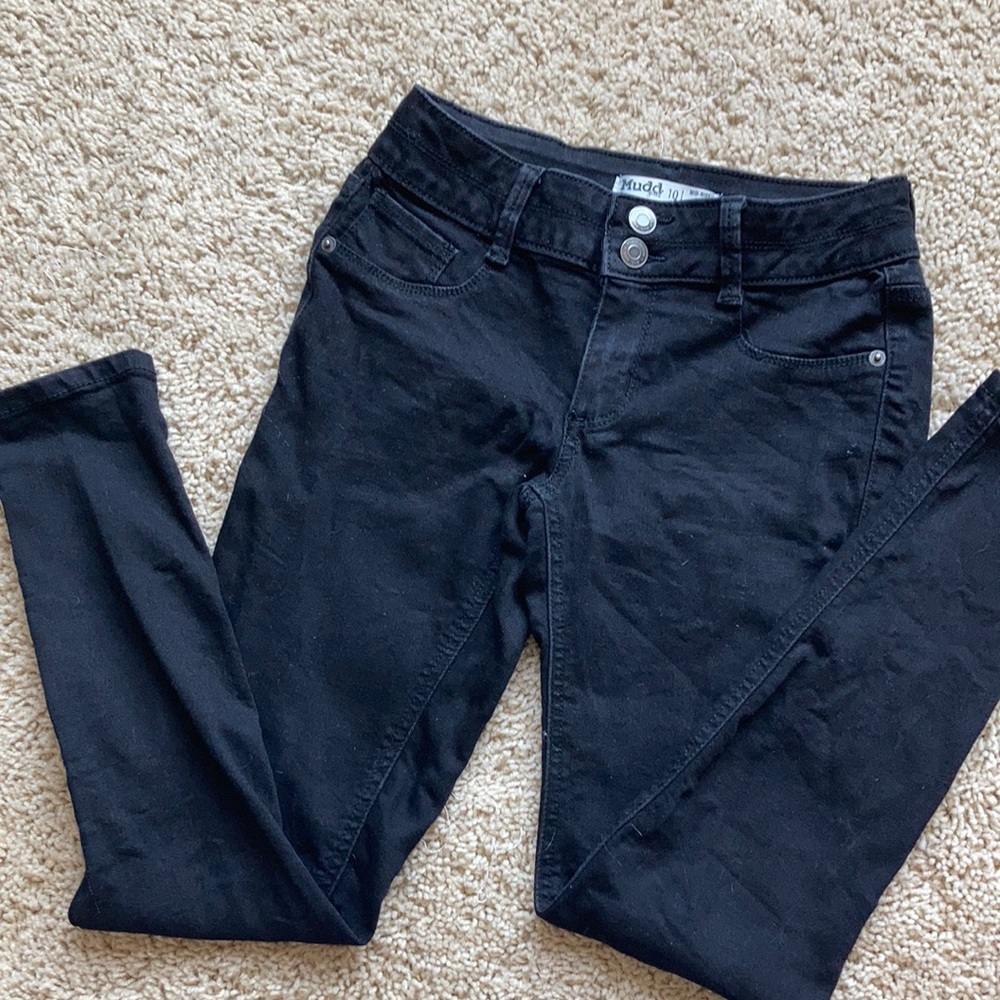 Youth Size 10 Black Mudd Jeans